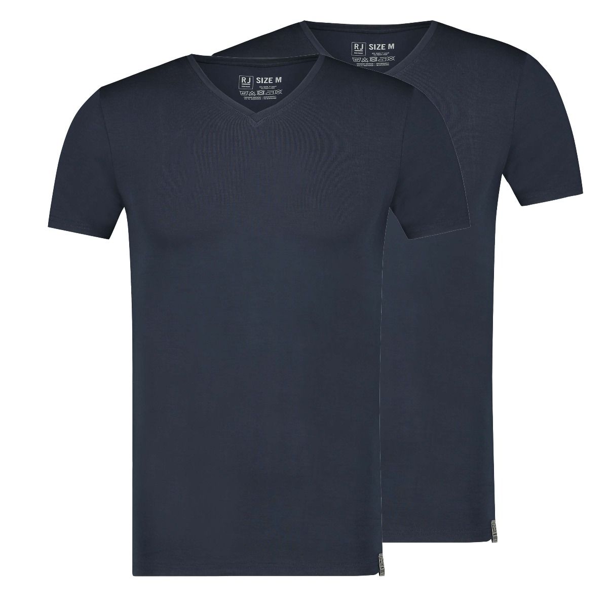 2-Pack Heren Ondershirt V-hals Donkerblauw