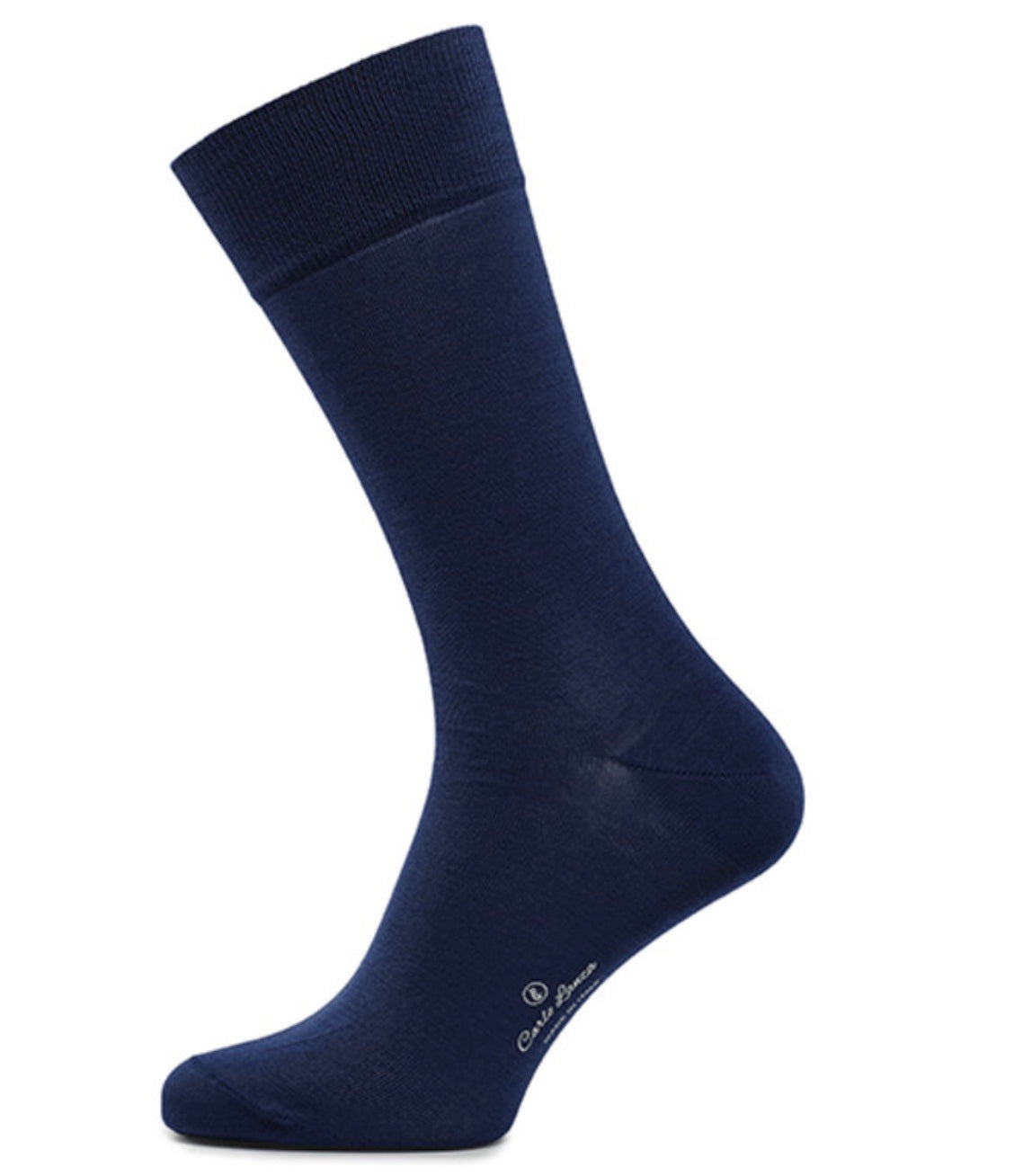 Donkerblauwe Herensokken - Carlo Lanza maat 44-47