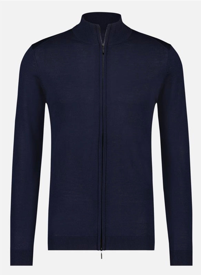Fullzip vest - 100% extrafine merino