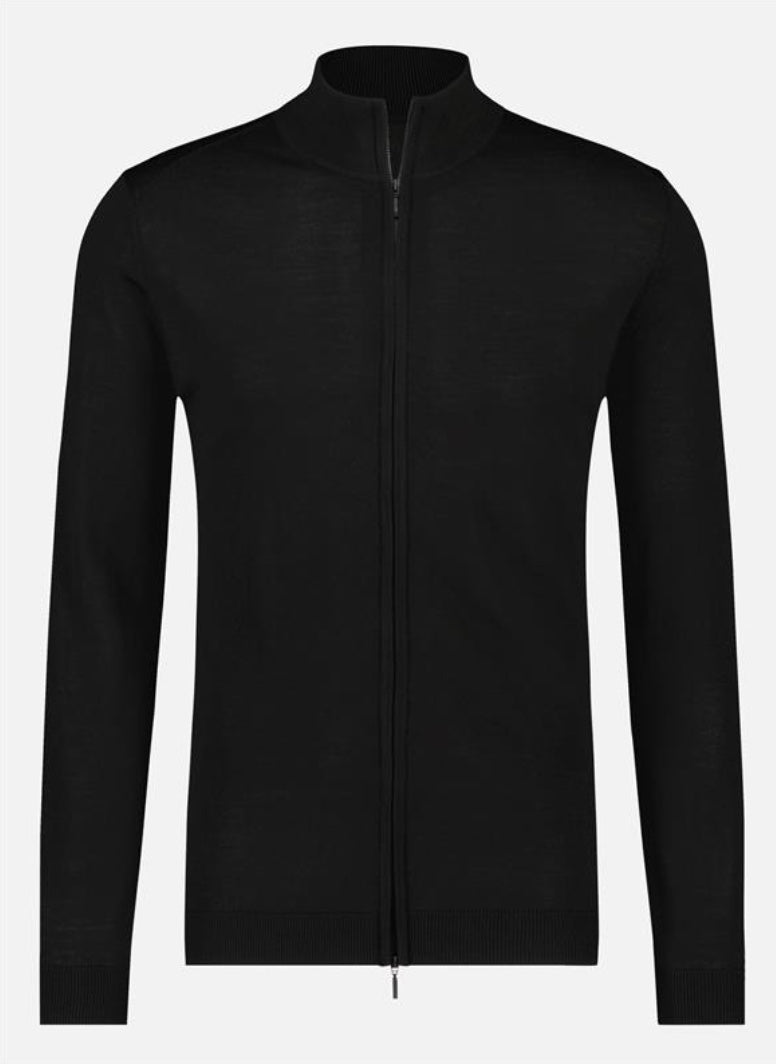 Fullzip vest - 100% extrafine merino