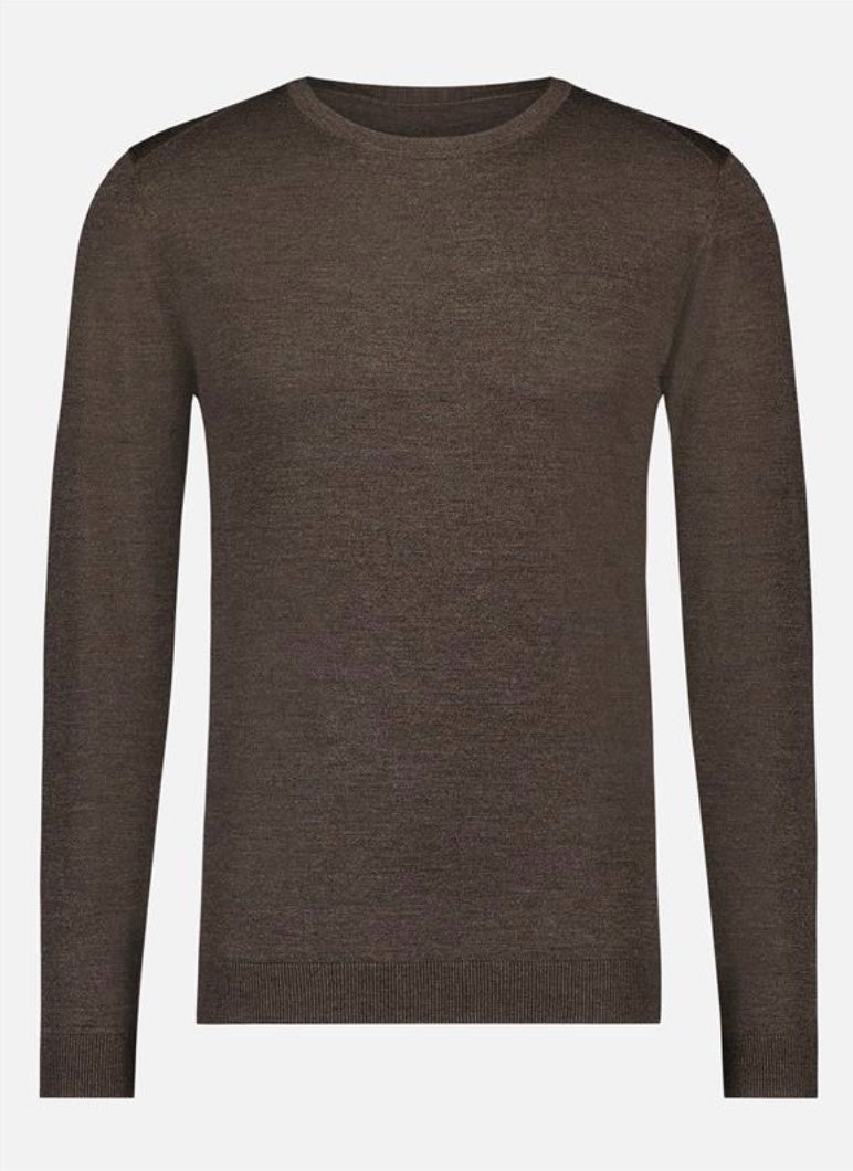 O-neck trui - 100% extrafine merino