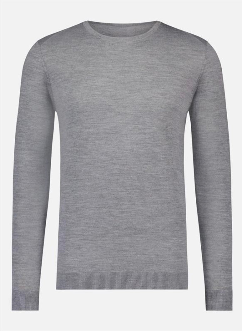 O-neck trui - 100% extrafine merino