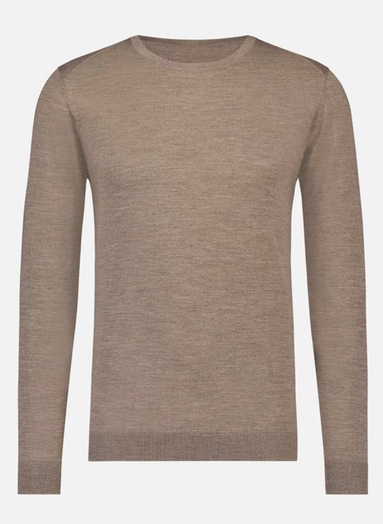 O-neck trui - 100% extrafine merino