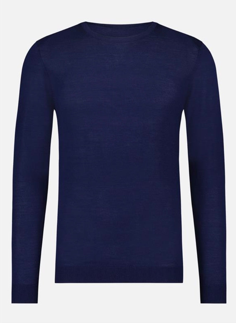 O-neck trui - 100% extrafine merino