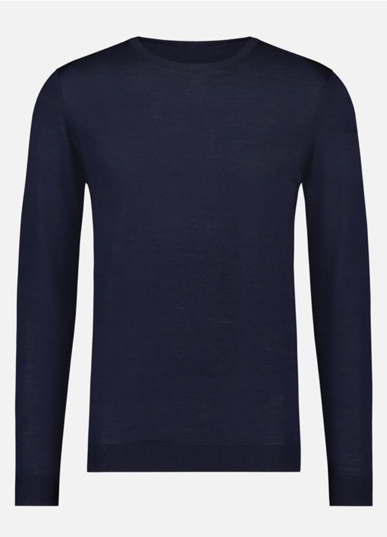 O-neck trui - 100% extrafine merino