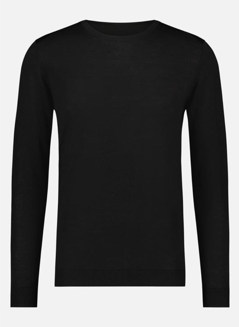 O-neck trui - 100% extrafine merino