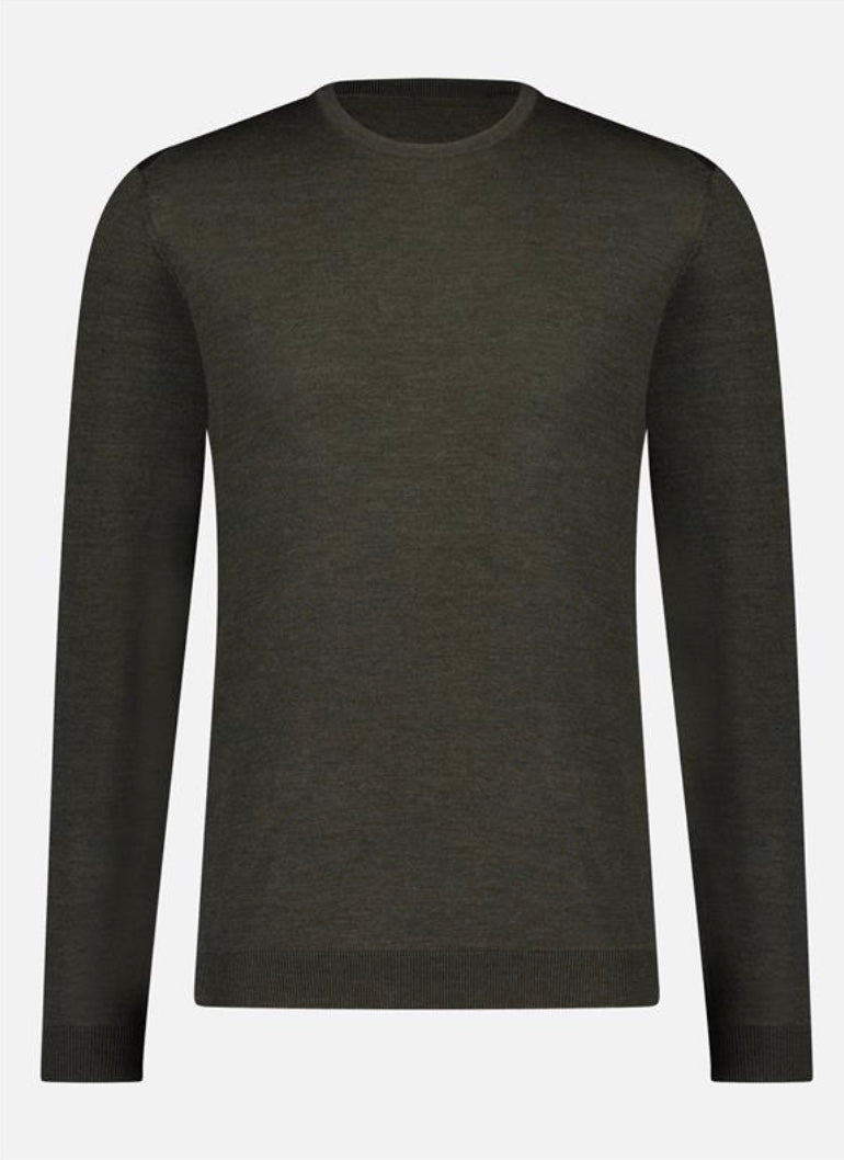 O-neck trui - 100% extrafine merino