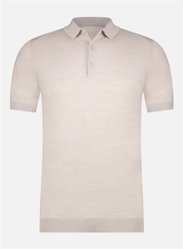 Merino Polo Dark Stone