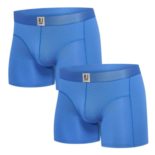 RJ Bodywear 2-Pack Heren Boxershort Blauw