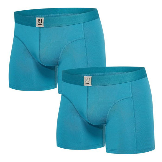 RJ Bodywear 2-Pack Heren Boxershort Petrol