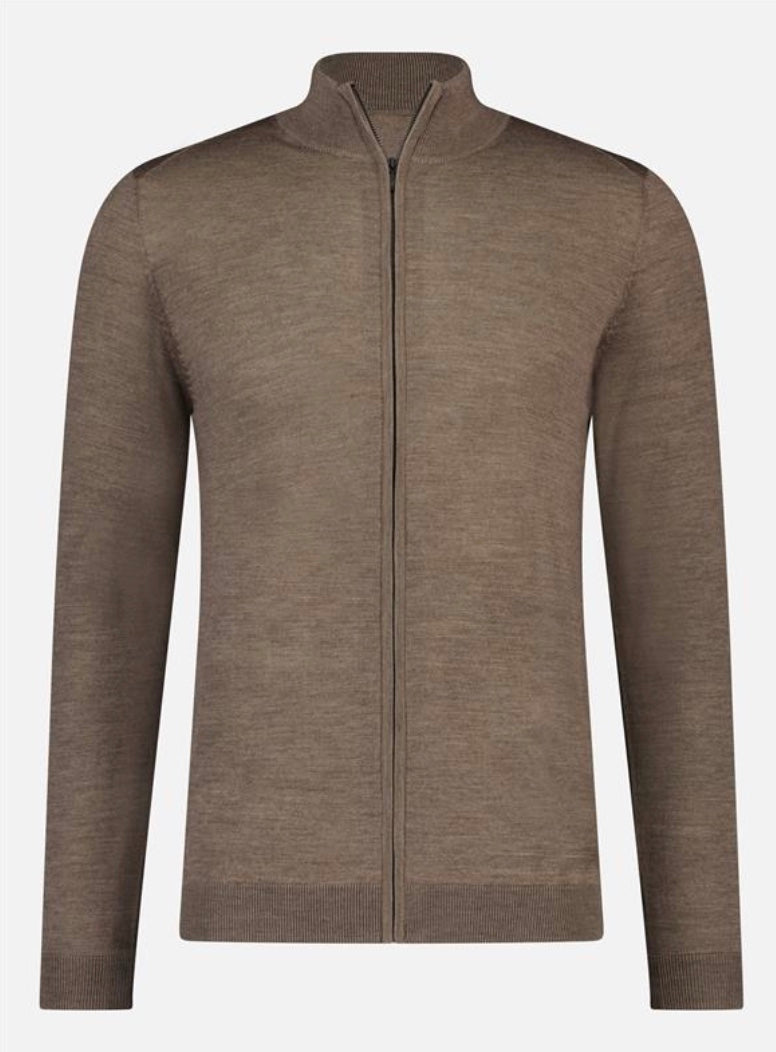 Fullzip vest - 100% extrafine merino