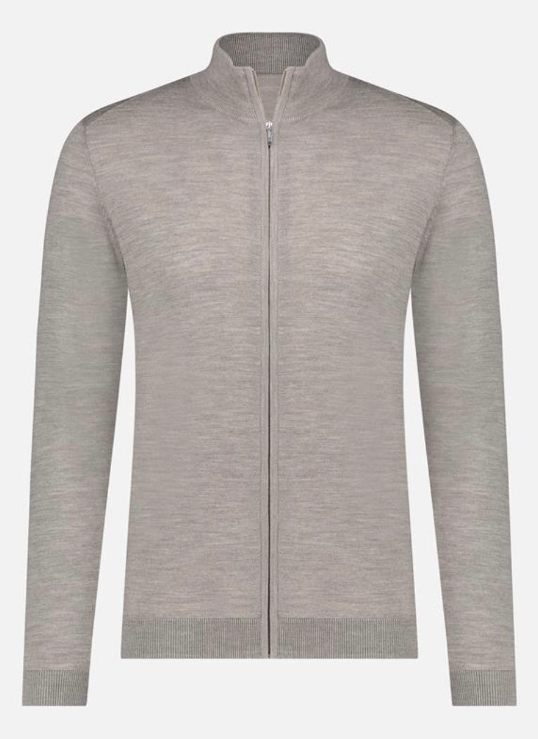 Fullzip vest - 100% extrafine merino