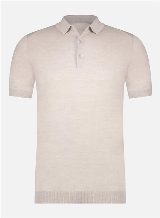 Merino Polo Dark Stone
